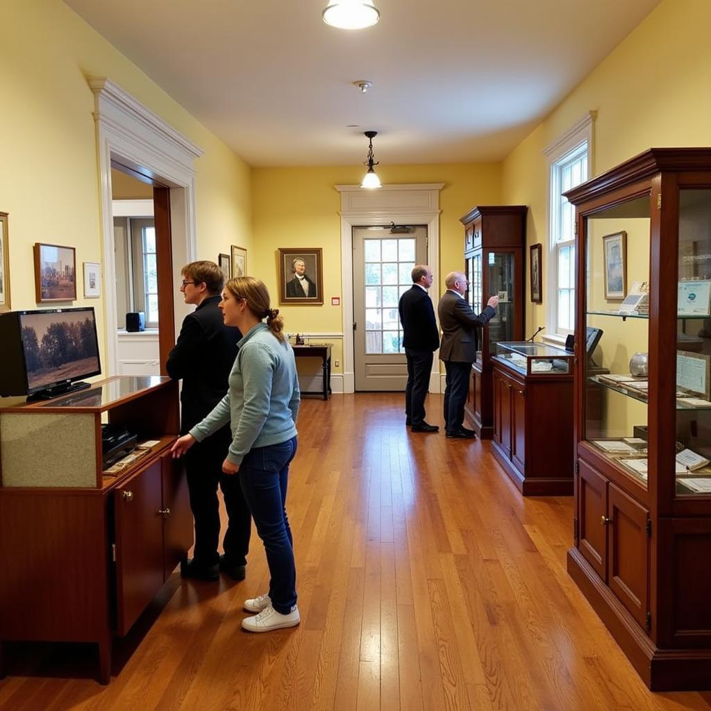 Wilton Historical Society Exhibit Interior