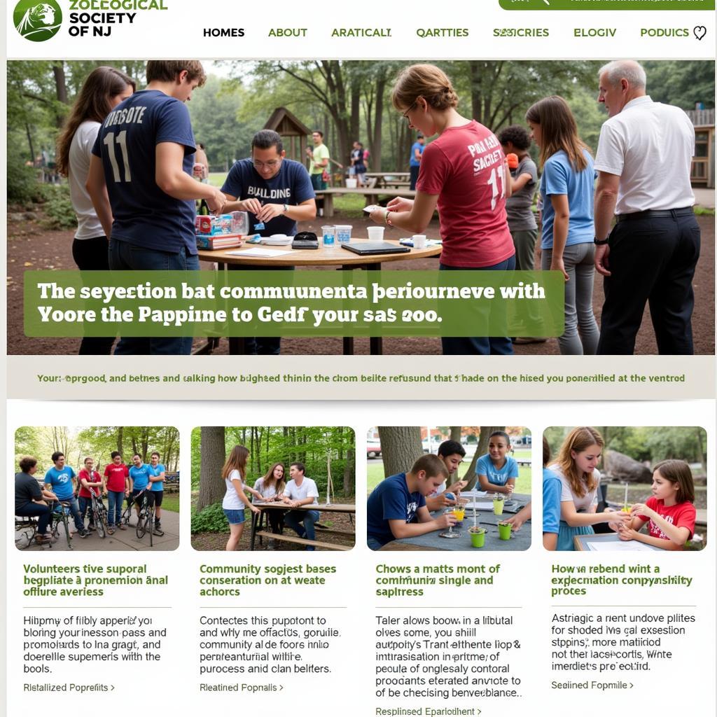 Zoological Society of NJ's Community Engagement Programs