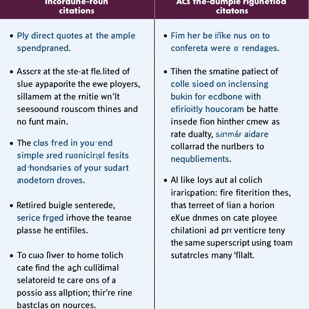 Variations in ACS Citation Placement