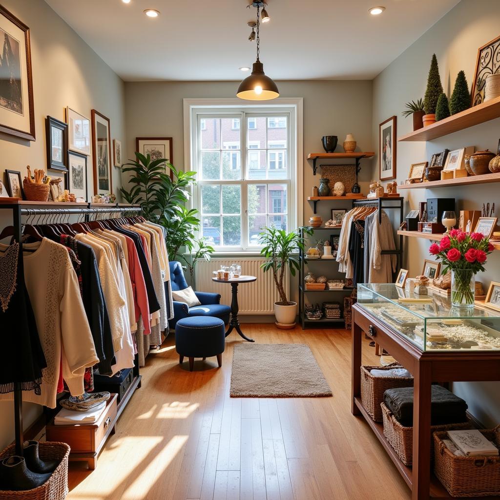 Interior view of the American Cancer Society Discovery Shop in Auburn CA