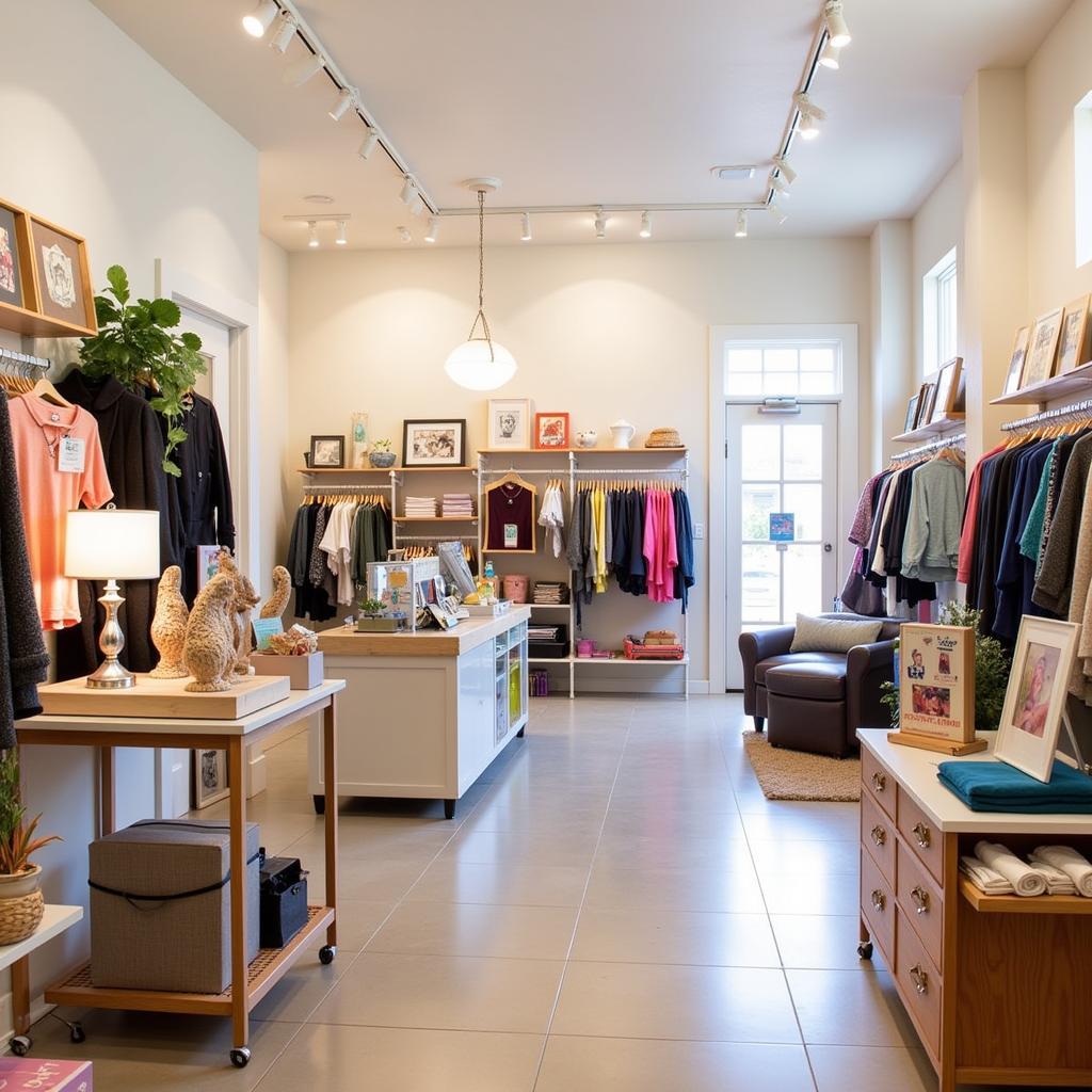 Interior of the American Cancer Society Discovery Shop Santa Monica