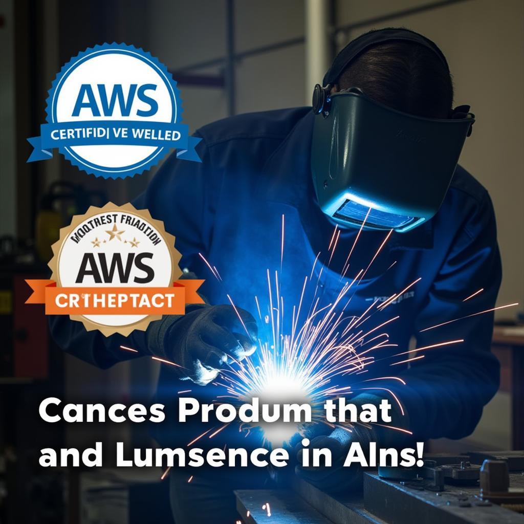 AWS Certified Welder at Work