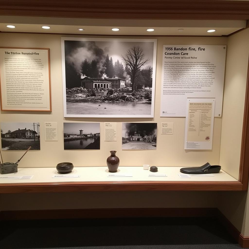 Bandon Historical Society Museum Fire Exhibit