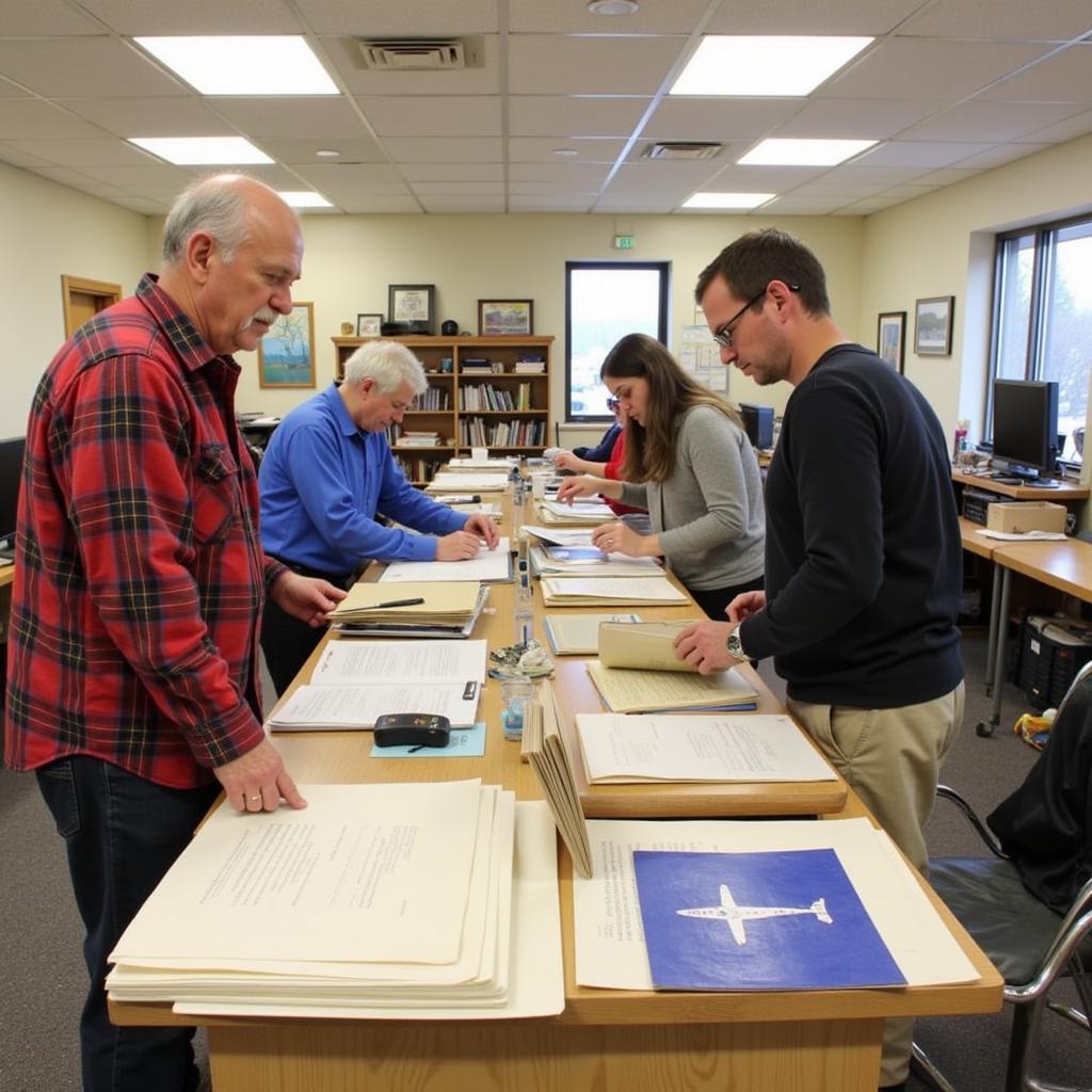 Bois Blanc Island Historical Society Volunteers Working