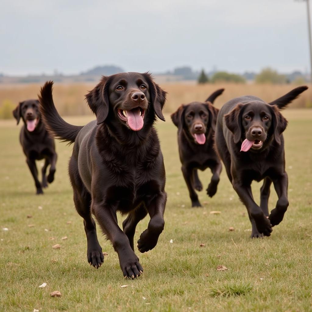 Boykin Spaniels Participating in Field Trials