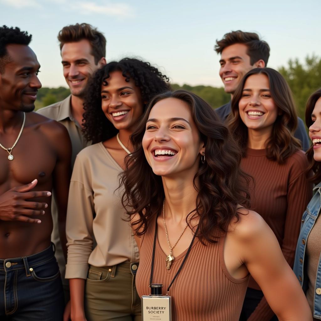 Diverse People United by Burberry Society Fragrance