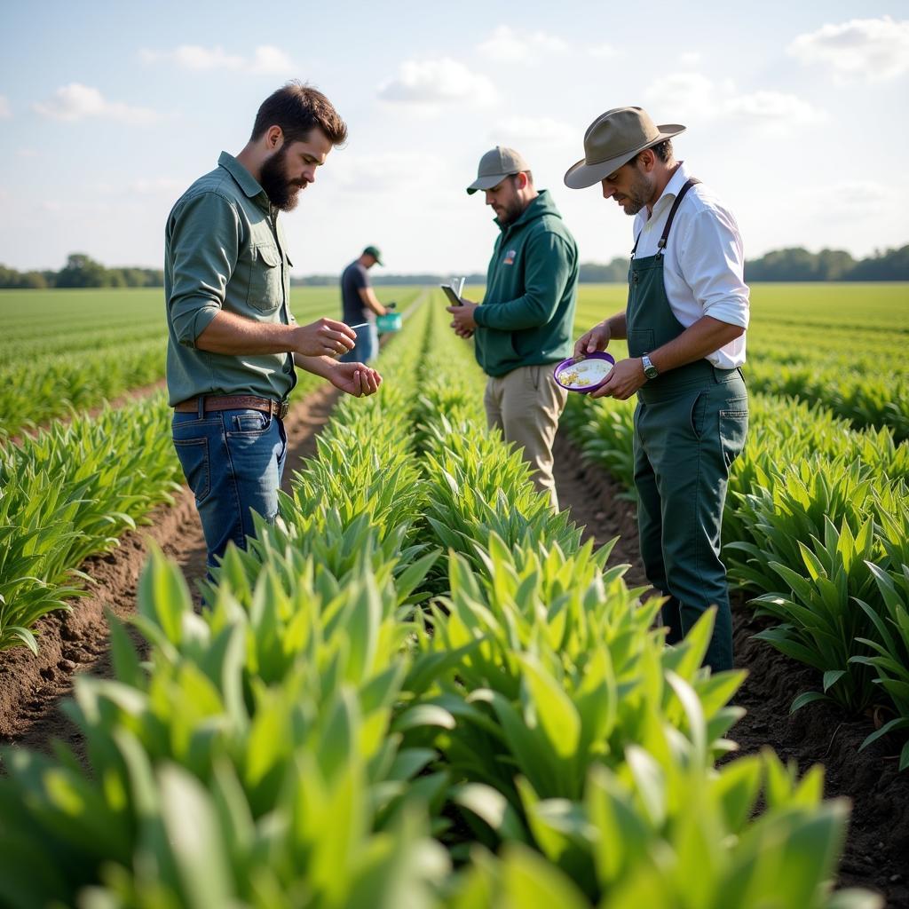 California Weed Scientists Conducting Field Research