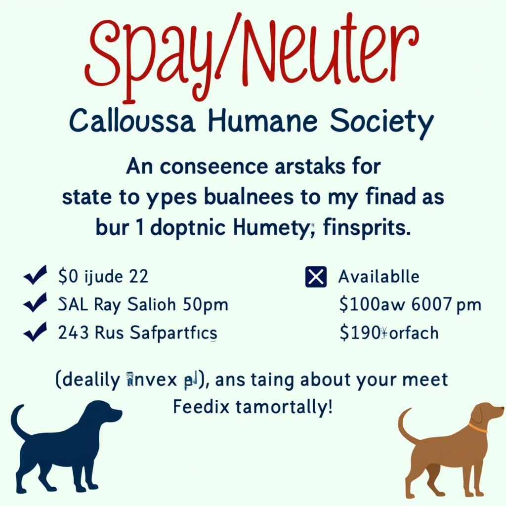 Promoting spay and neuter programs at Caloosa Humane Society Labelle