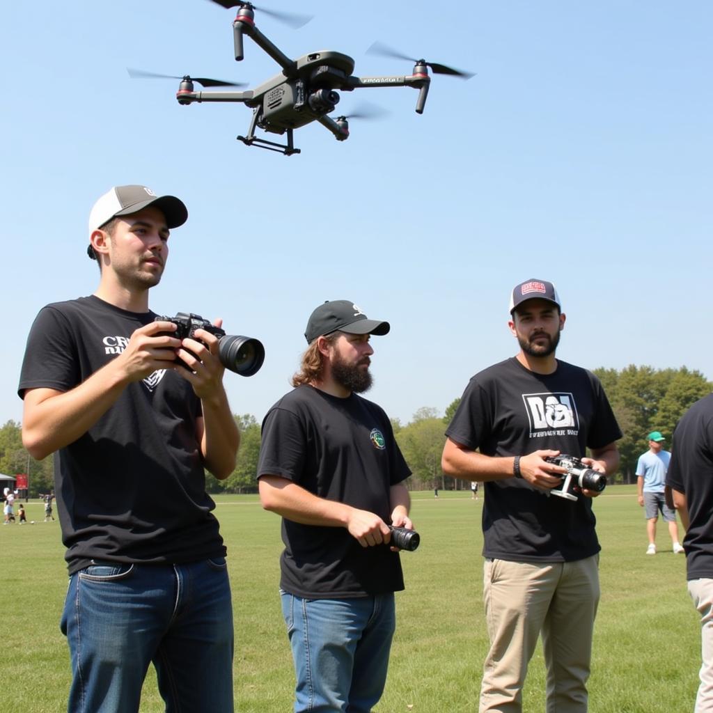 CRCS Members Using Drones for Aerial Photography