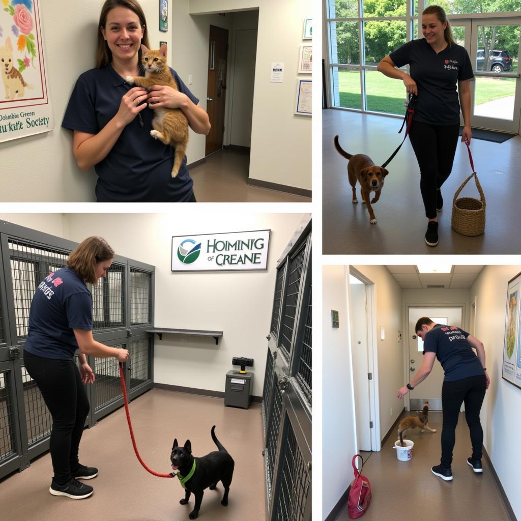 Volunteers Working at the Columbia Greene Humane Society