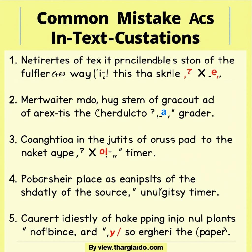 Common Errors in ACS Citations