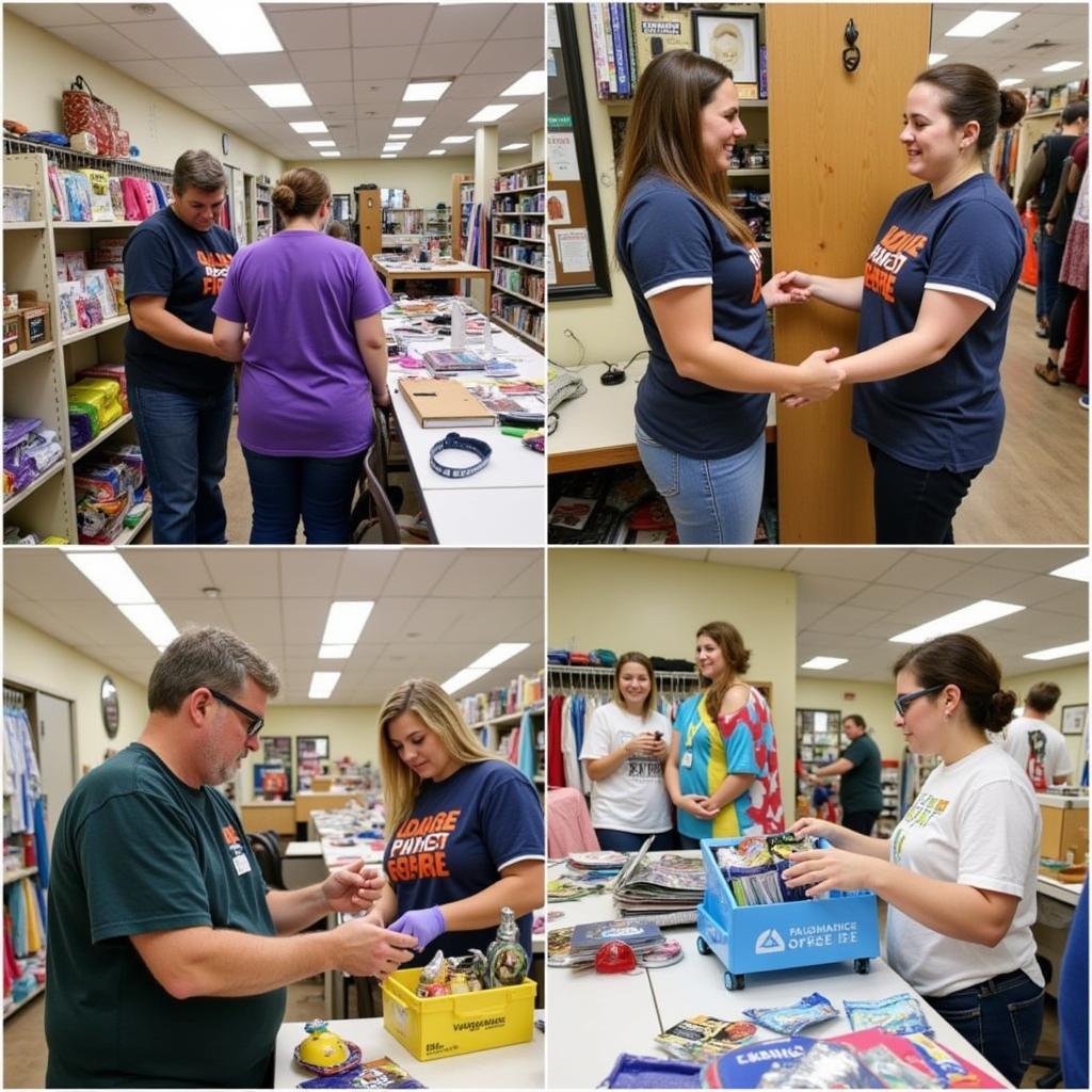 Volunteers at Dawson County Humane Society Thrift Store