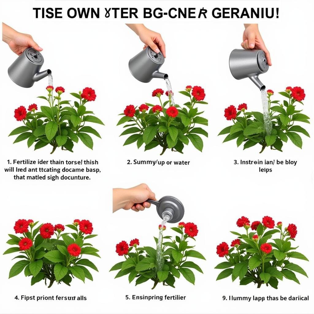 Caring for Geraniums