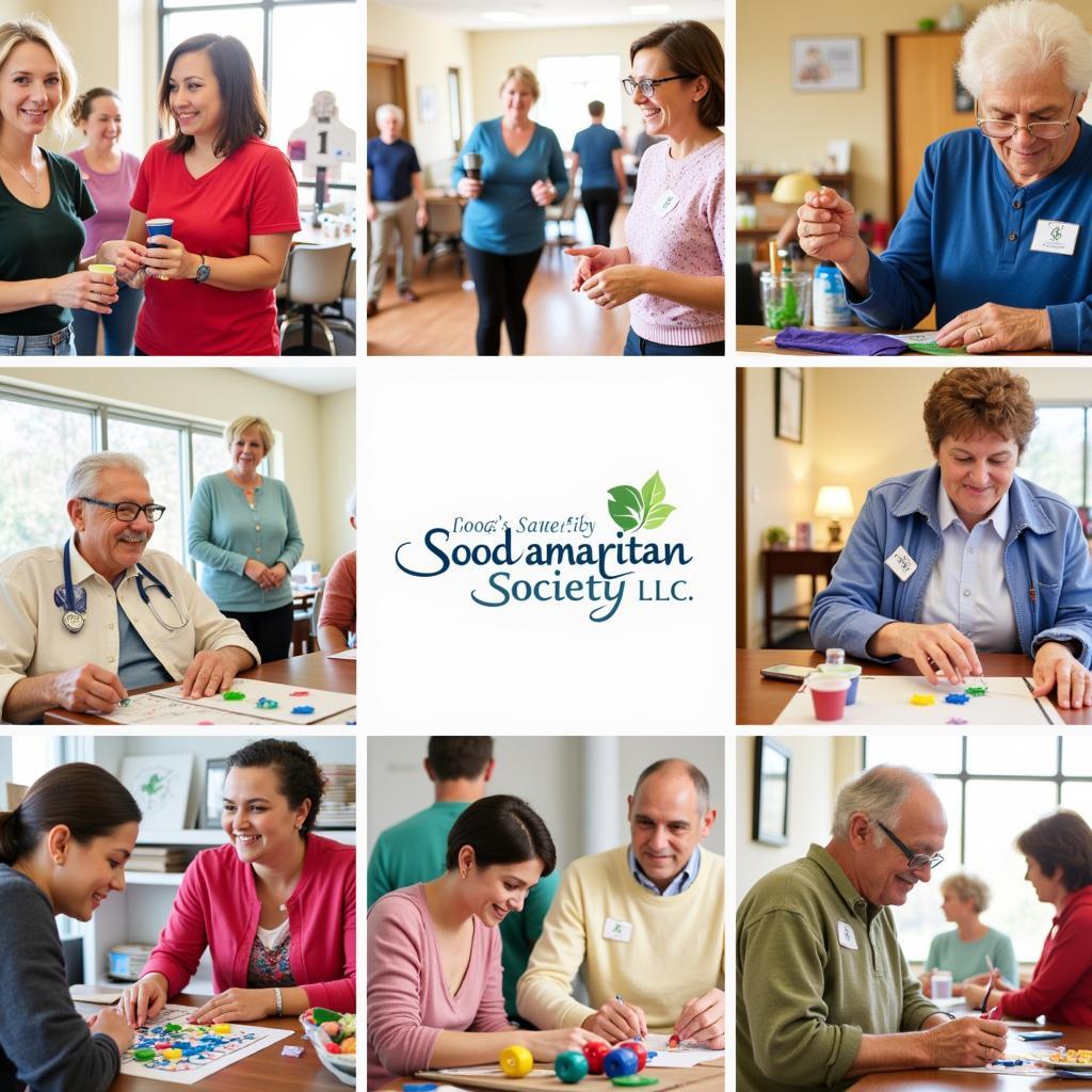 Residents engaging in various activities at Good Samaritan Society Prescott