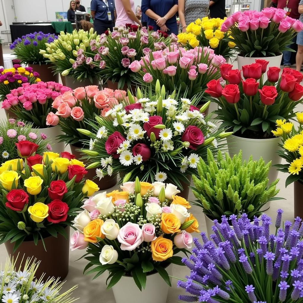 Grosse Pointe Garden Society Show Floral Arrangements