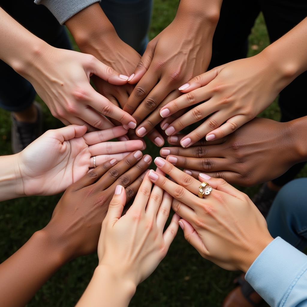 Hands Joined in Unity