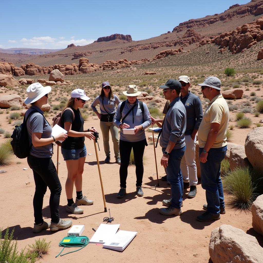 HGS Field Trip Examining Geological Formations