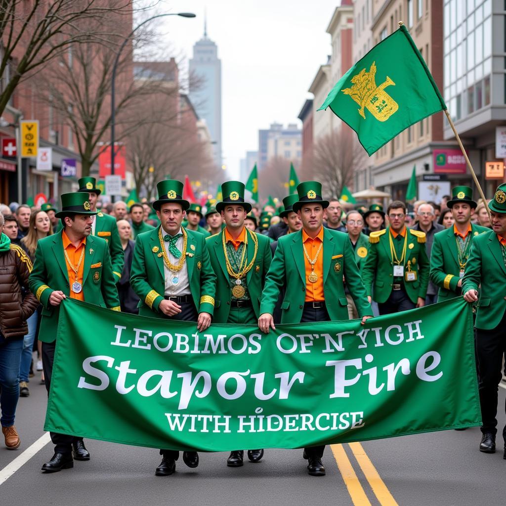 Hibernian Society's Involvement in Baltimore's St. Patrick's Day Parade