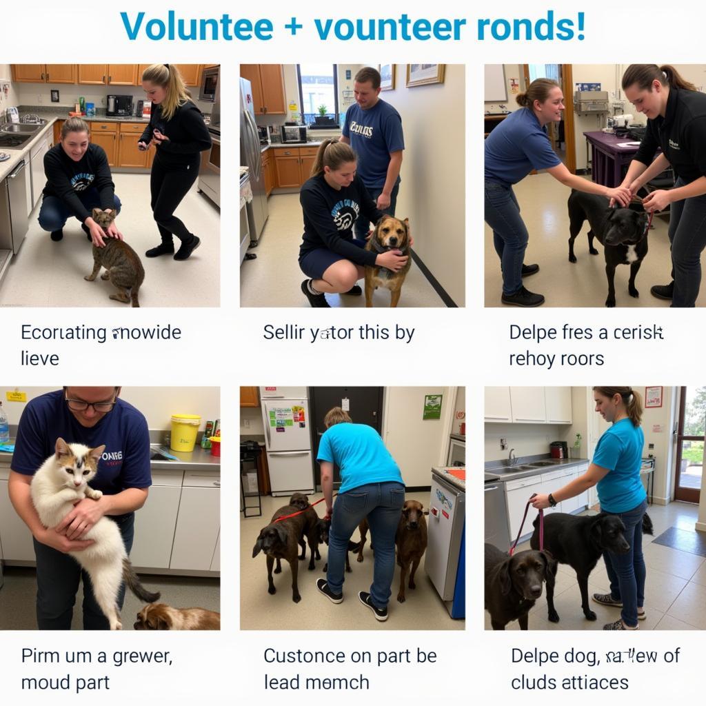 Volunteers at the Humane Society of Atlantic City