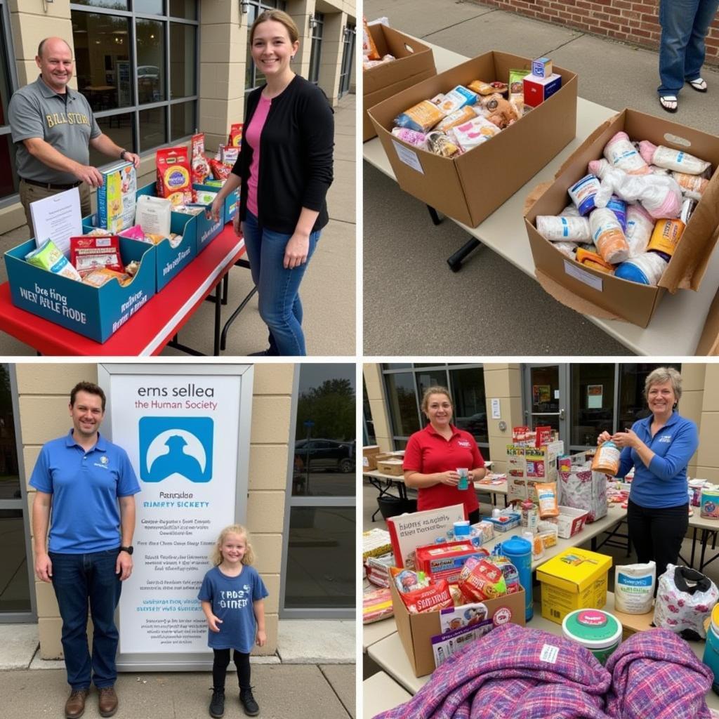 Donation drive for the Humane Society Sun Prairie