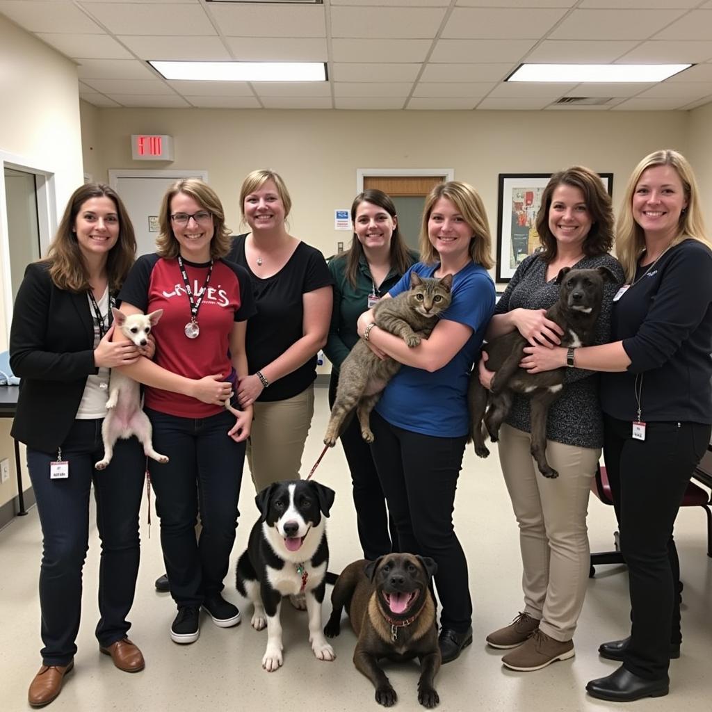 Volunteers at Humane Society Holland MI