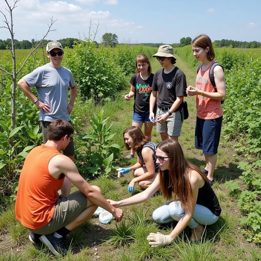 IBES Graduate Students Conducting Field Research