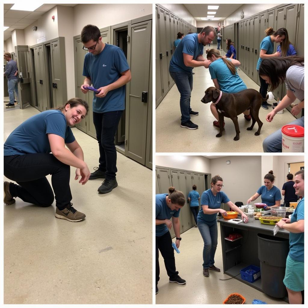 Volunteers at Work at the Jefferson County Humane Society