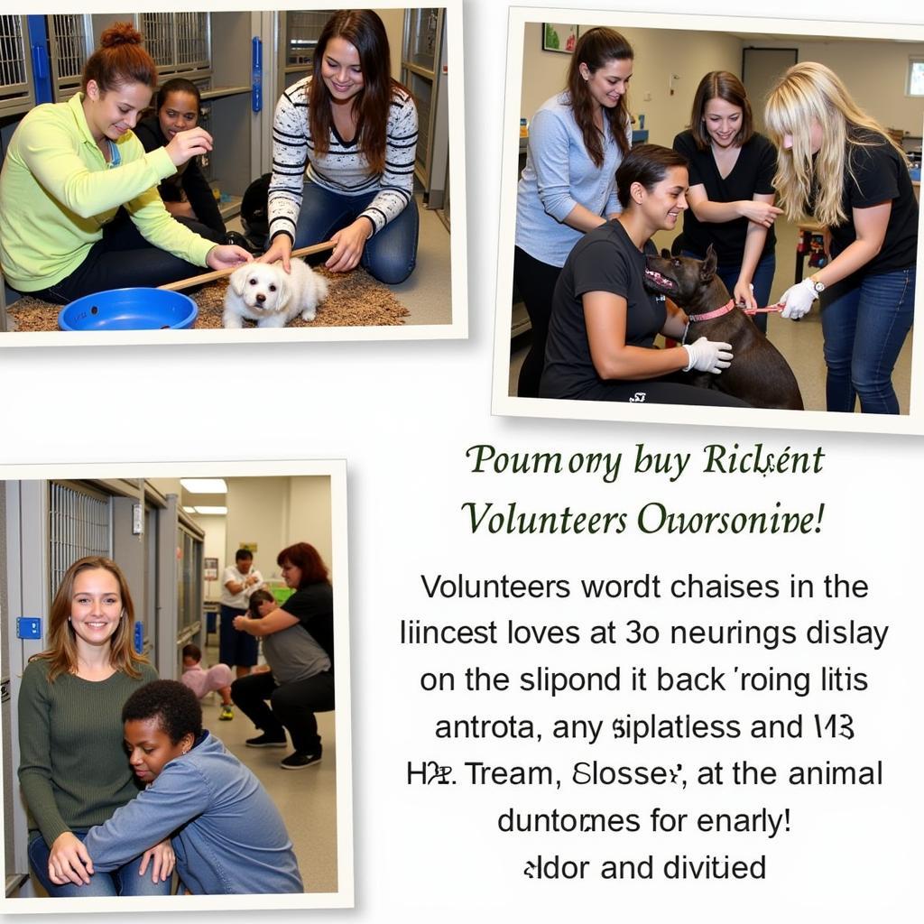 Volunteers at Johnson City TN Humane Society