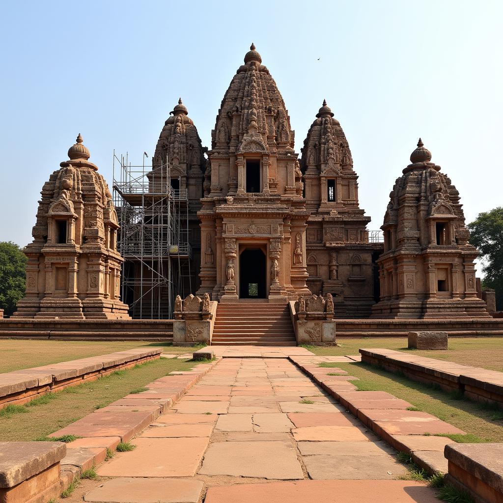 Conservation efforts at the Konark Sun Temple