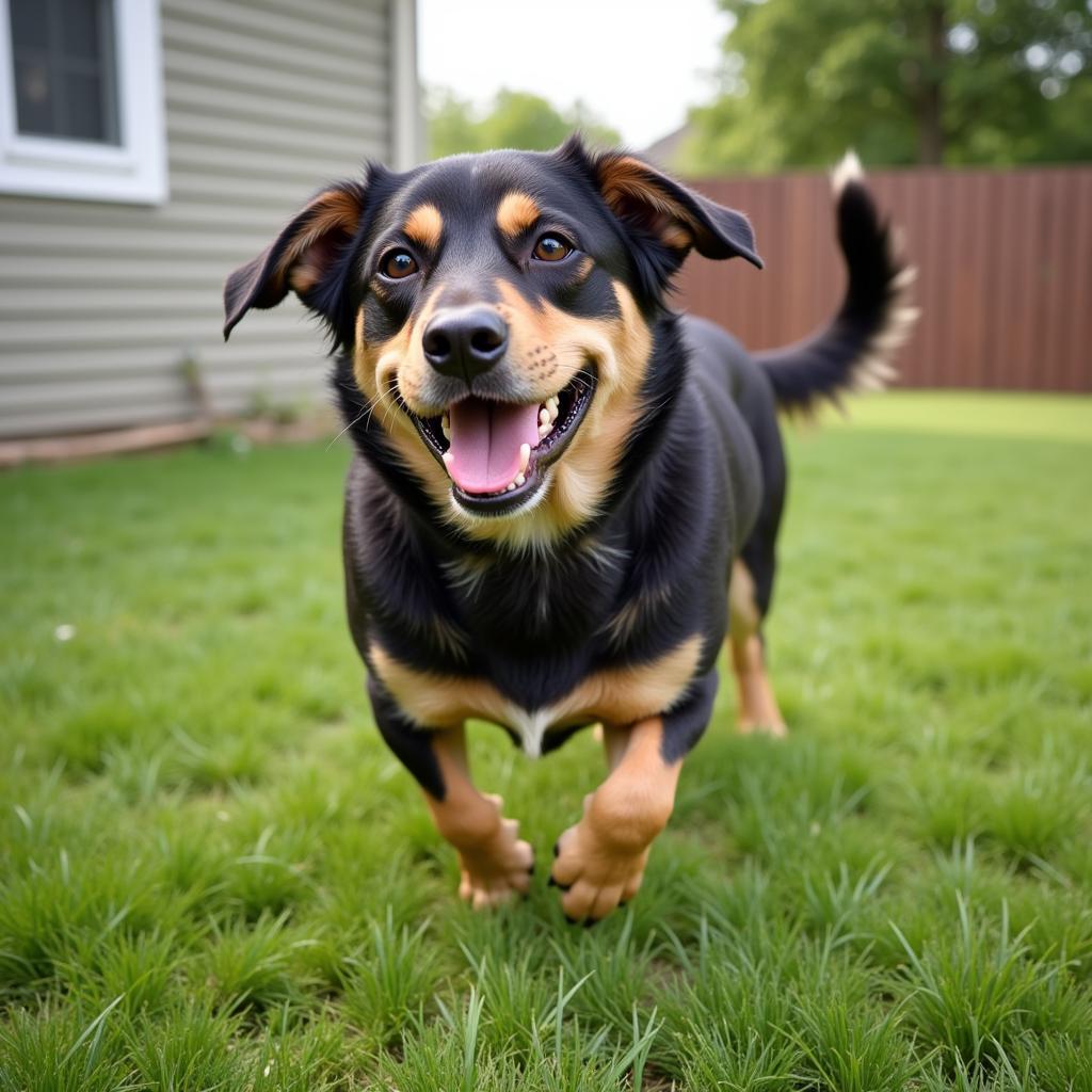 A Dog Adopted from the Little Falls Humane Society