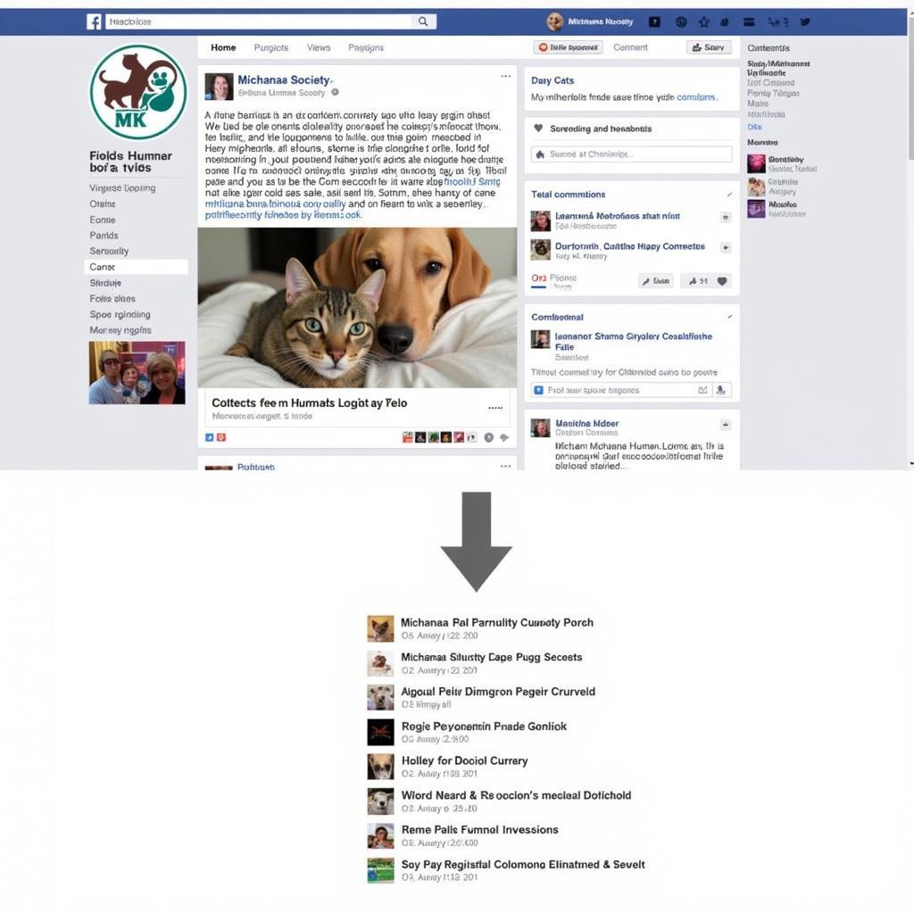 Michiana Humane Society Facebook Community Engagement