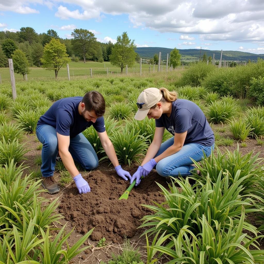 Midwest Native Plant Society Volunteer Planting