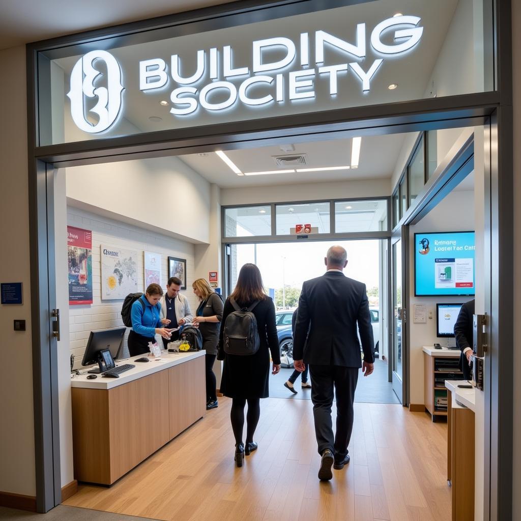 Modern Building Society Branch in England