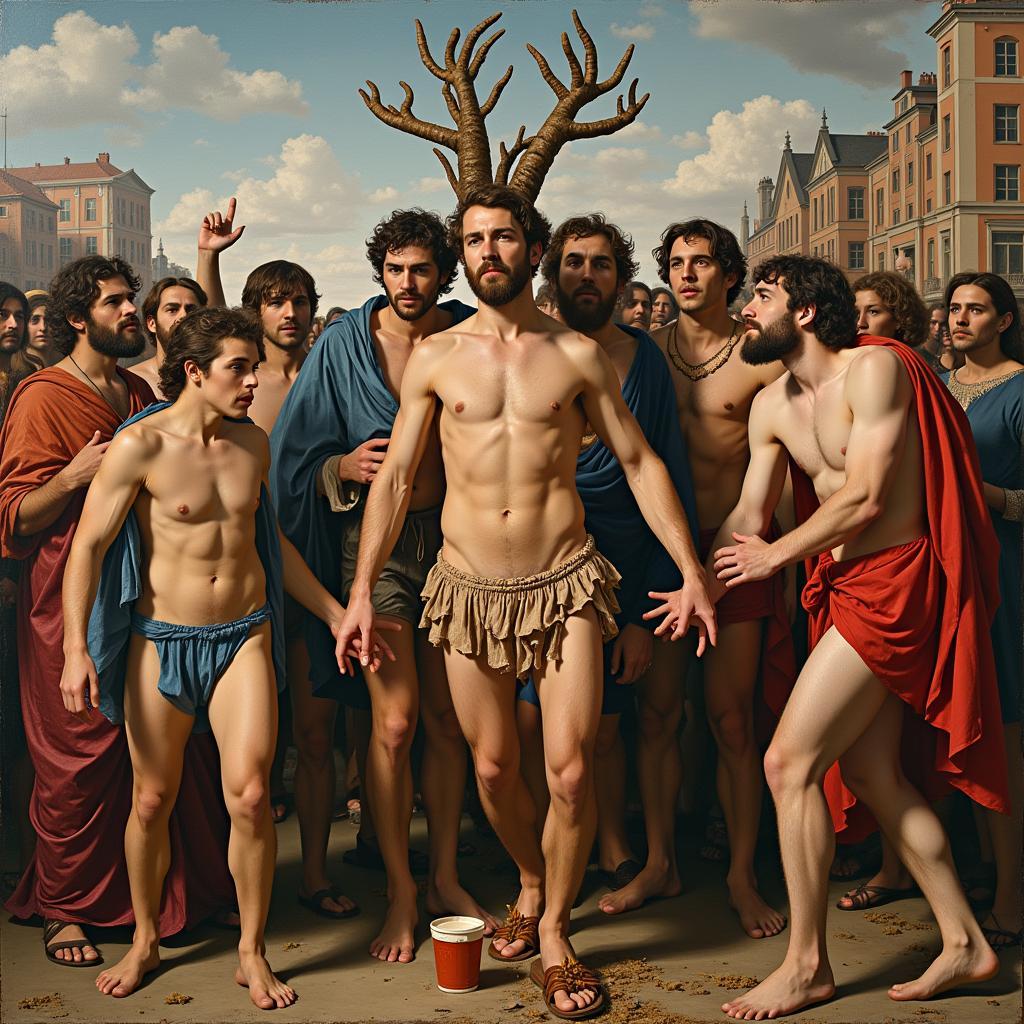 Modern Artistic Interpretation of Lupercalia