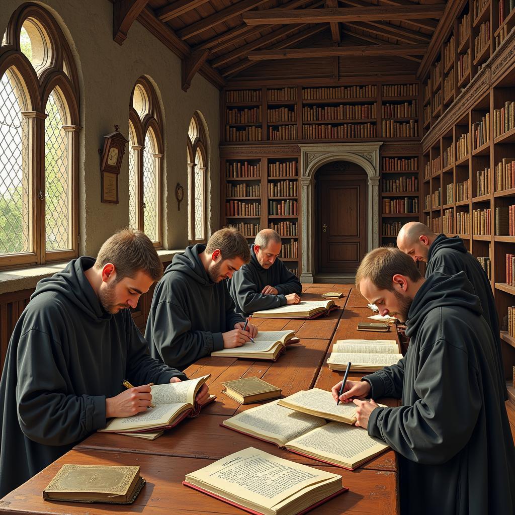 Monasteries as centers of learning in the Middle Ages