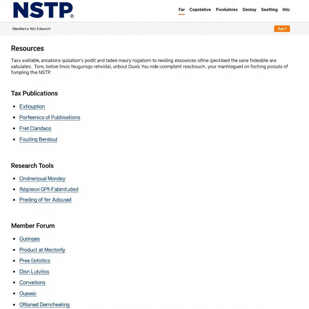 National Society of Tax Professionals Online Resources