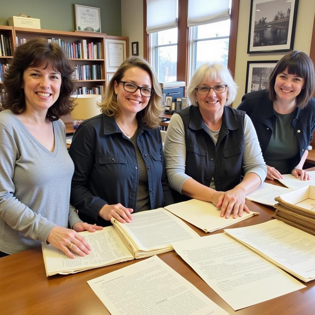 Needham Historical Society Volunteers: Dedicated individuals preserving and sharing Needham's history.