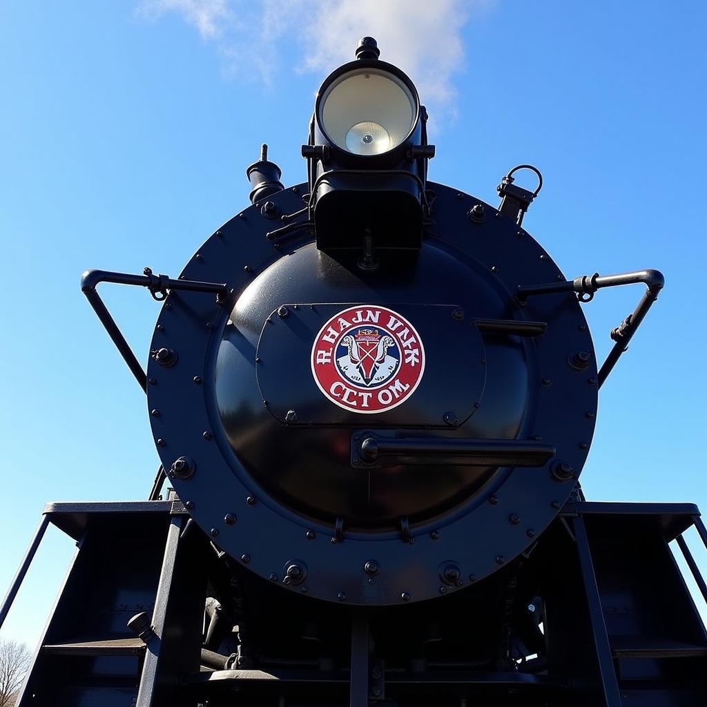 New York Central System Locomotive: A powerful steam locomotive, a symbol of the railroad's strength and innovation.