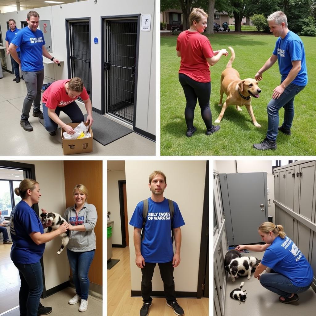 Volunteers at the Ogden Humane Society