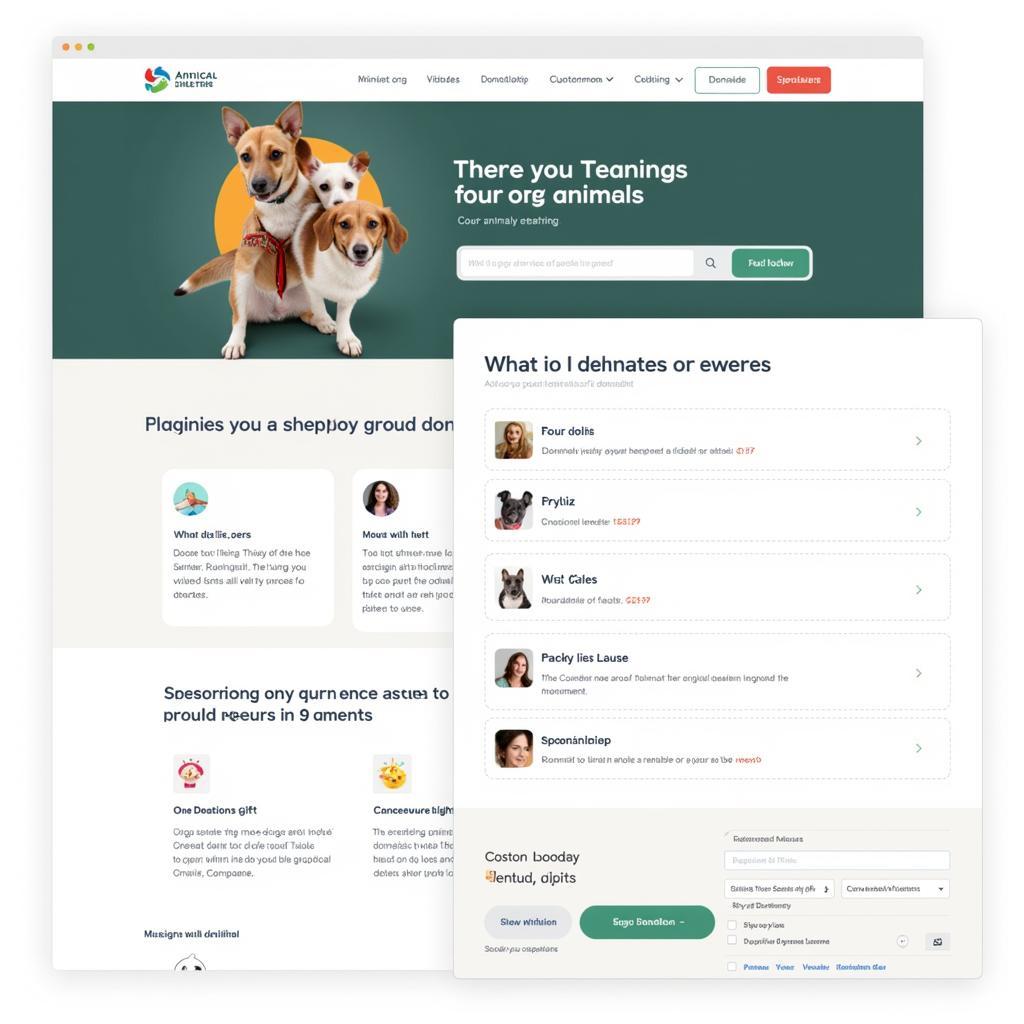 Online Donation Platform Animal Shelter