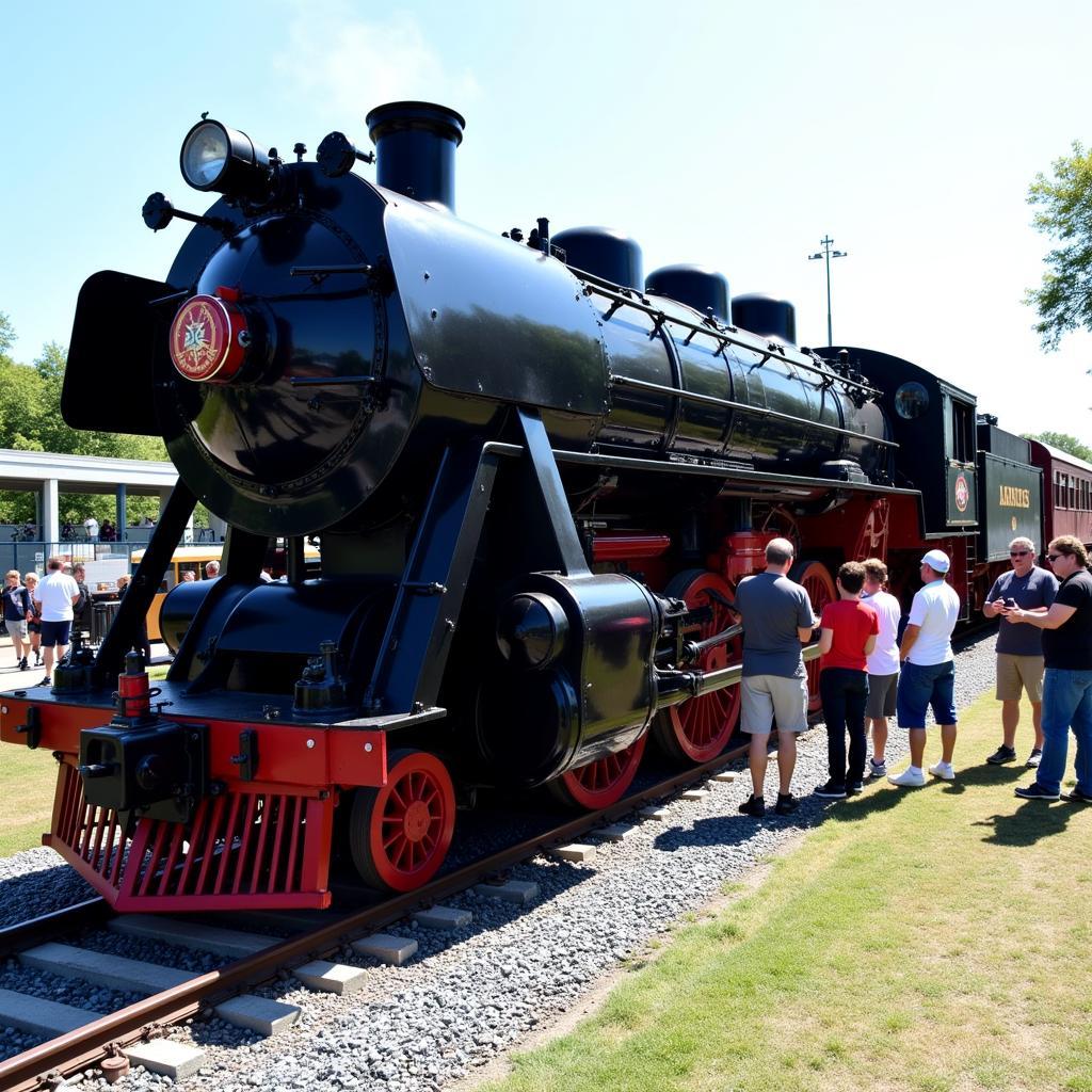 Restored PRR Locomotive on Display