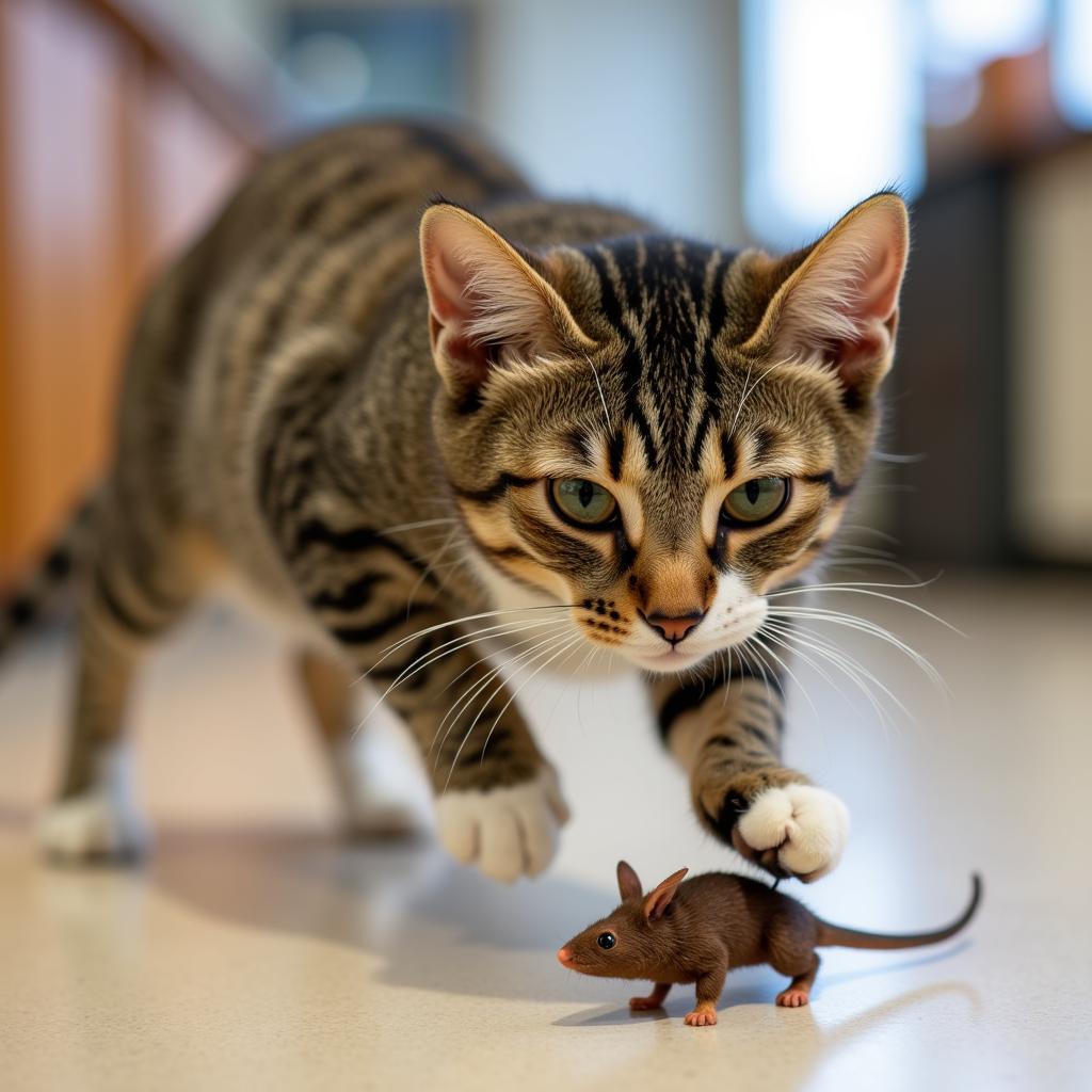 Playful cat at the Potsdam Humane Society