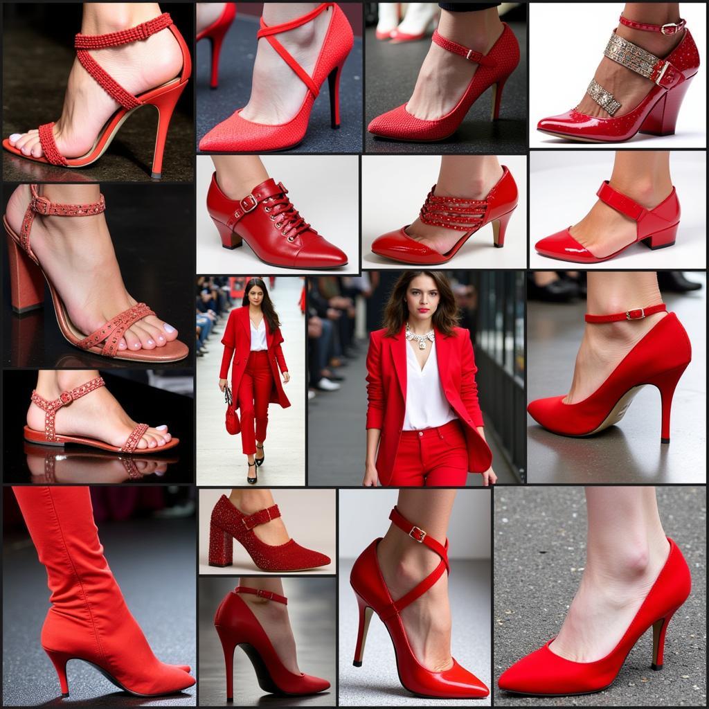 Diverse Interpretations of Red Shoes