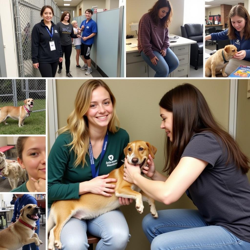 Volunteers at Saline County Humane Society