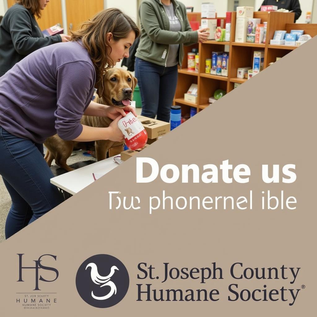 Making a Donation to the St. Joseph County Humane Society Mishawaka