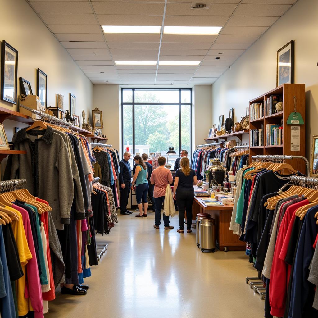 Inside a St. Vincent de Paul Society Resale Shop