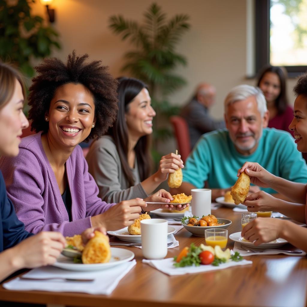 Community Gathering at the SVDP Mesa Dining Room