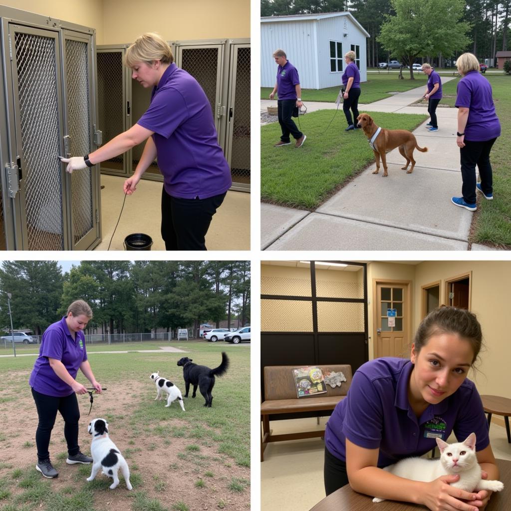 Volunteers at Warner Robins Humane Society