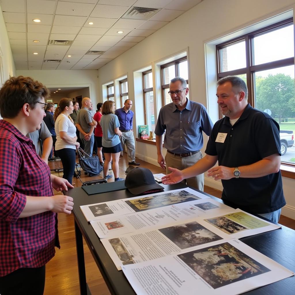 Worcestershire Historical Society Community Event: The WHS hosts a community event, sharing local history with the public.