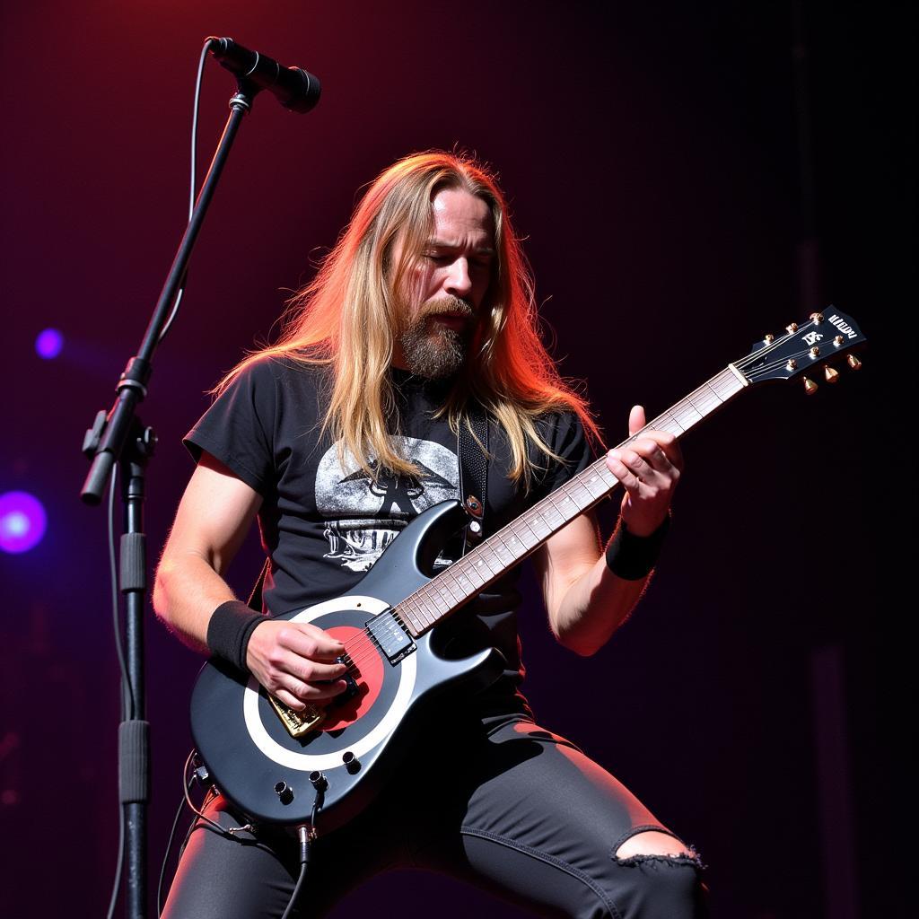 Zakk Wylde Performing Live During the Stronger Than Death Era